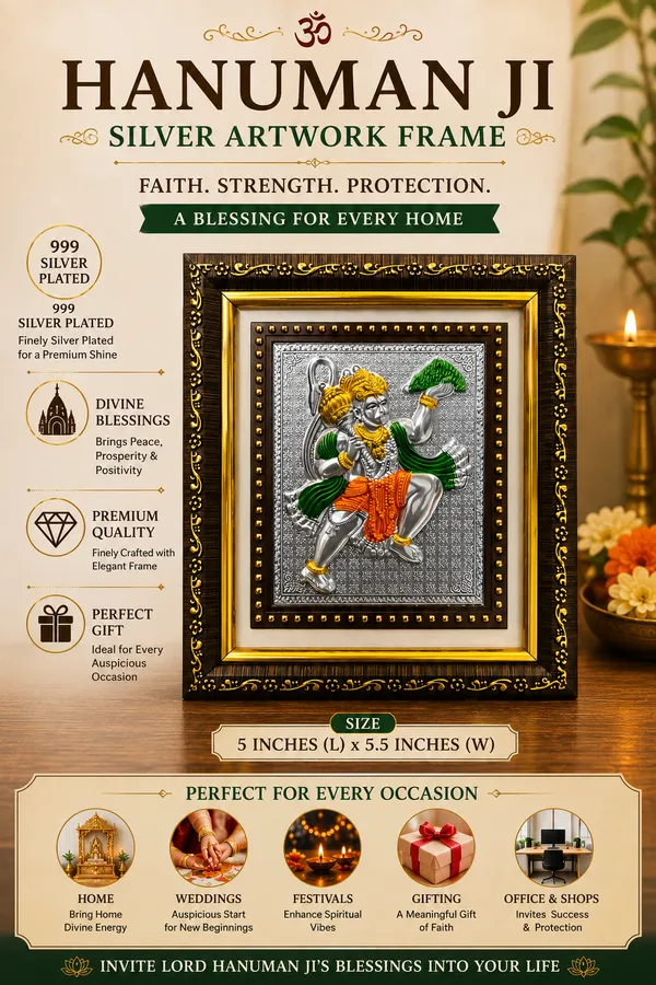 Hanuman_Ji_Wooden_999_Silver_Plated_Photo_Frame