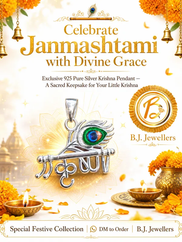 925_Pure_Silver_Krishna_Pendent