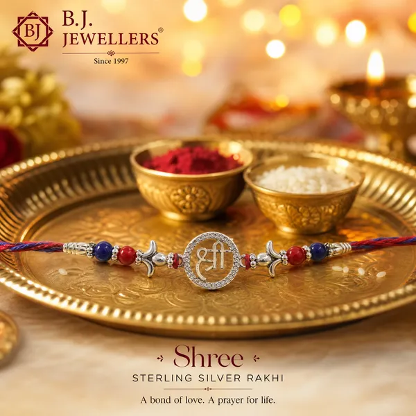 GIYA_925_Sterling_Silver_"SHREE"Rakhi