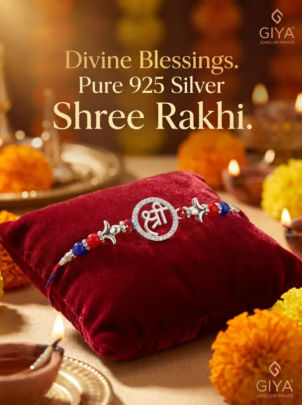 GIYA_925_Sterling_Silver_"SHREE"Rakhi