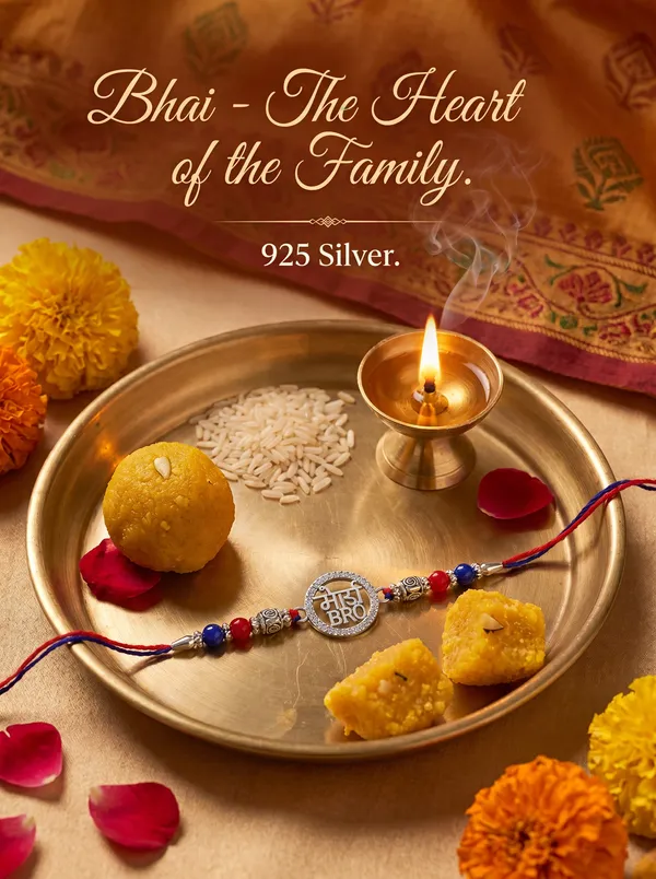 GIYA_925_Sterling_Silver_"MERA_BRO"Rakhi