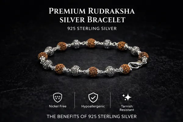 925_Sterling_Silver_Oxidised__Rudraksha_Bracelet_Unisex
