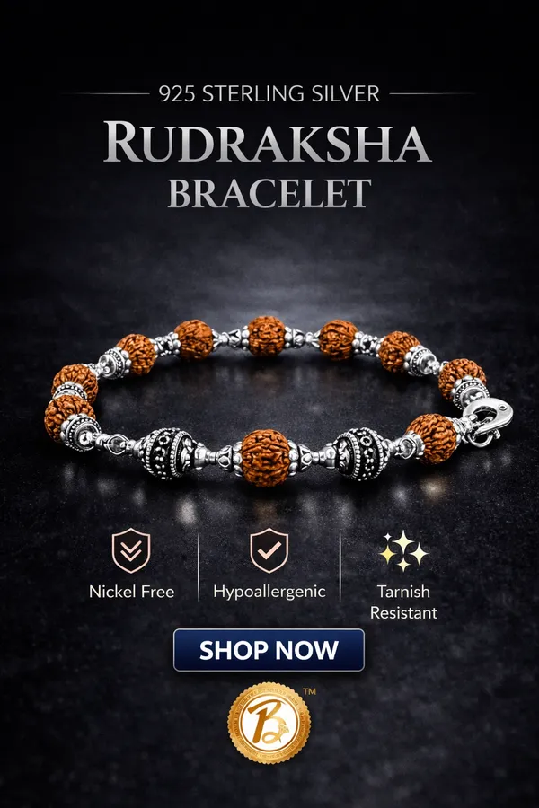 925_Sterling_Silver_Oxidised__Rudraksha_Bracelet_Unisex