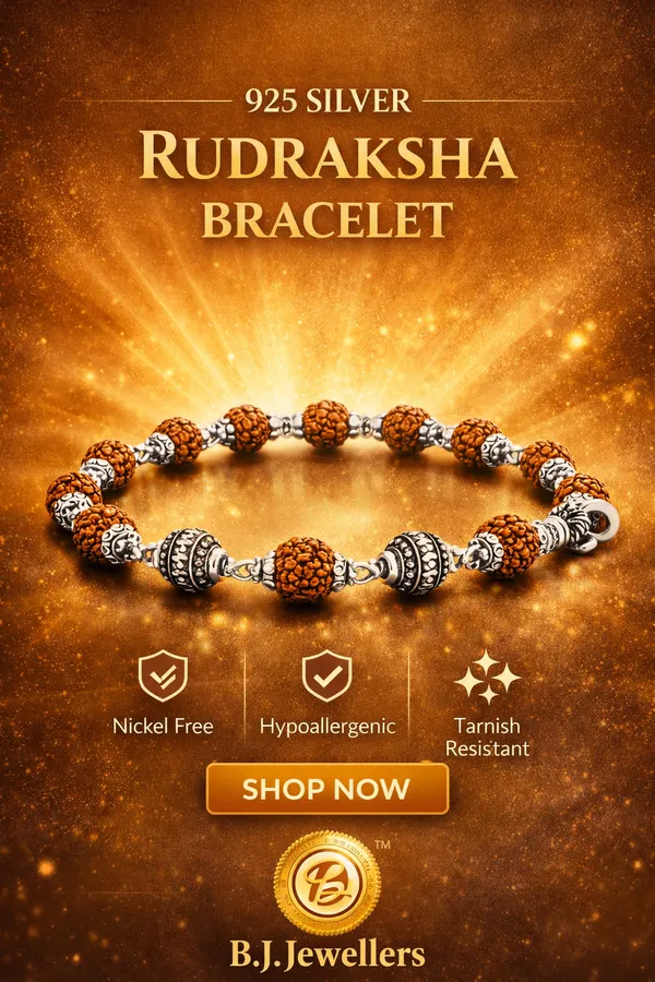 925_Sterling_Silver_Oxidised__Rudraksha_Bracelet_Unisex