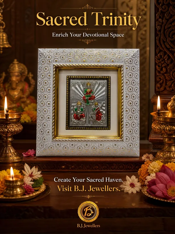 Laxami_Ji_Ganesh_Ji_Saraswati_Ji__999_Silver_Wooden_Photo_Frame