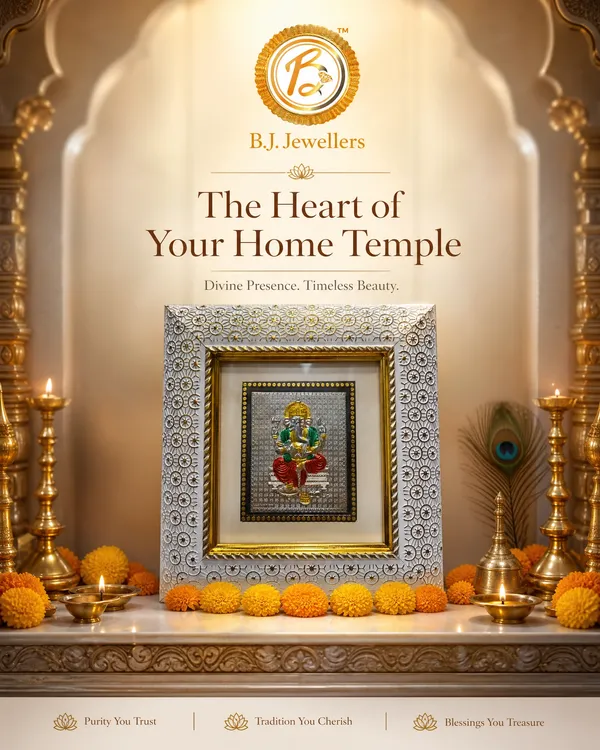 Ganesh_Ji_999_Silver_Wooden_Photo_Frame