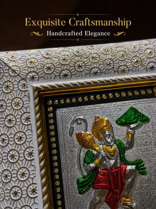 Hanuman_Ji_999_Silver_Plated_Wooden_Photo_Frame