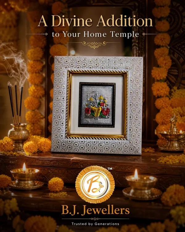 Shiv_Parivar999_Silver_Wooden_Photo_Frame