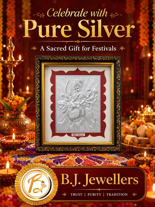 DURGA_MAA_PURE_999_SILVER_PHOTO_FRAME