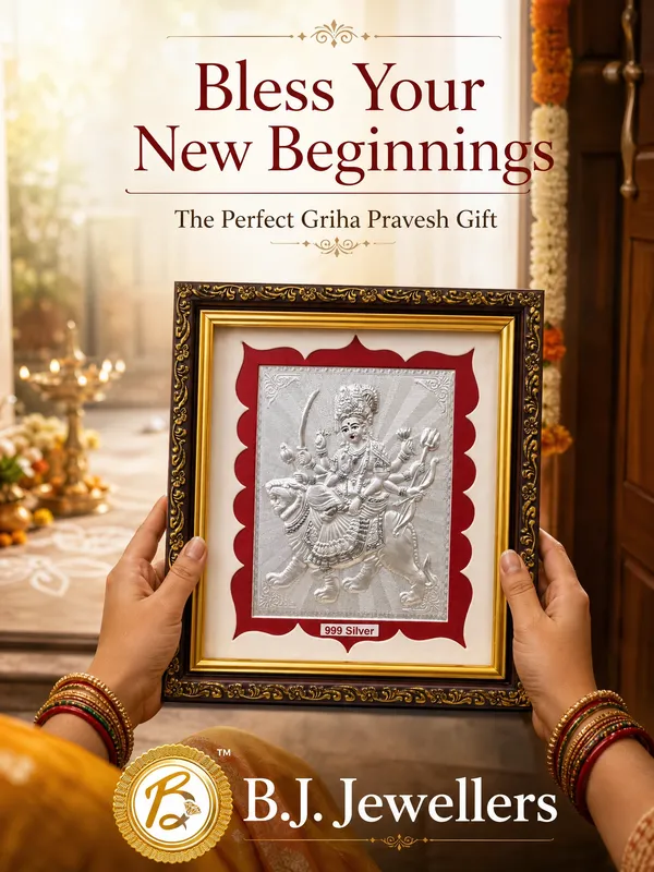 DURGA_MAA_PURE_999_SILVER_PHOTO_FRAME