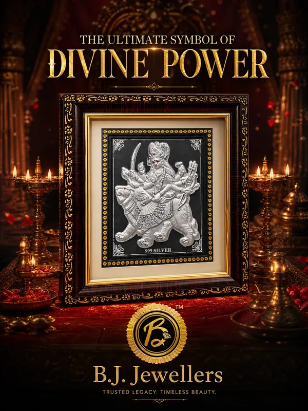 DURGA_MAA_PURE_999_SILVER_PHOTO_Framee