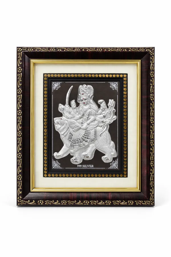 DURGA_MAA_PURE_999_SILVER_PHOTO_Framee