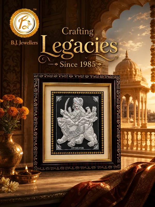 DURGA_MAA_PURE_999_SILVER_PHOTO_Framee