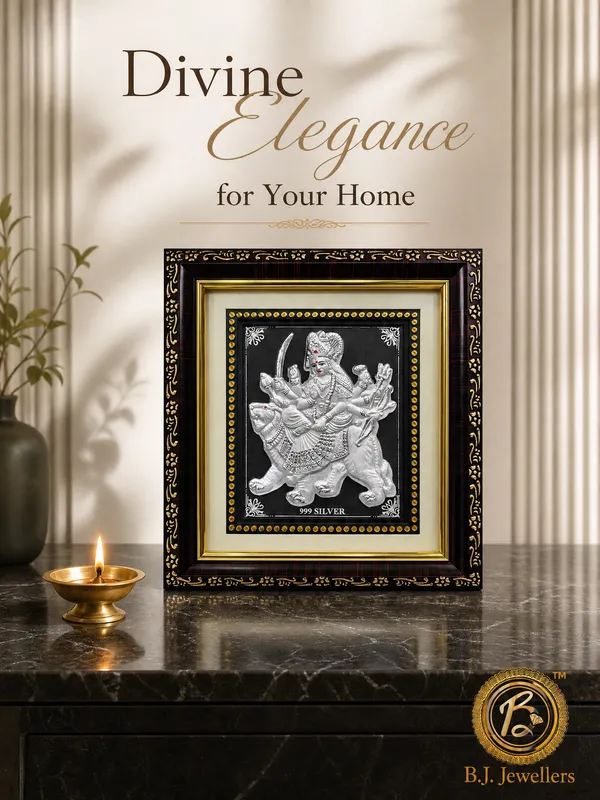 DURGA_MAA_PURE_999_SILVER_PHOTO_Framee