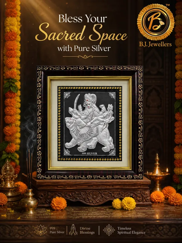 DURGA_MAA_PURE_999_SILVER_PHOTO_Framee