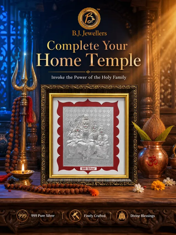 Shiv_Parivar_Pure_999_Silver_Photo_Frame
