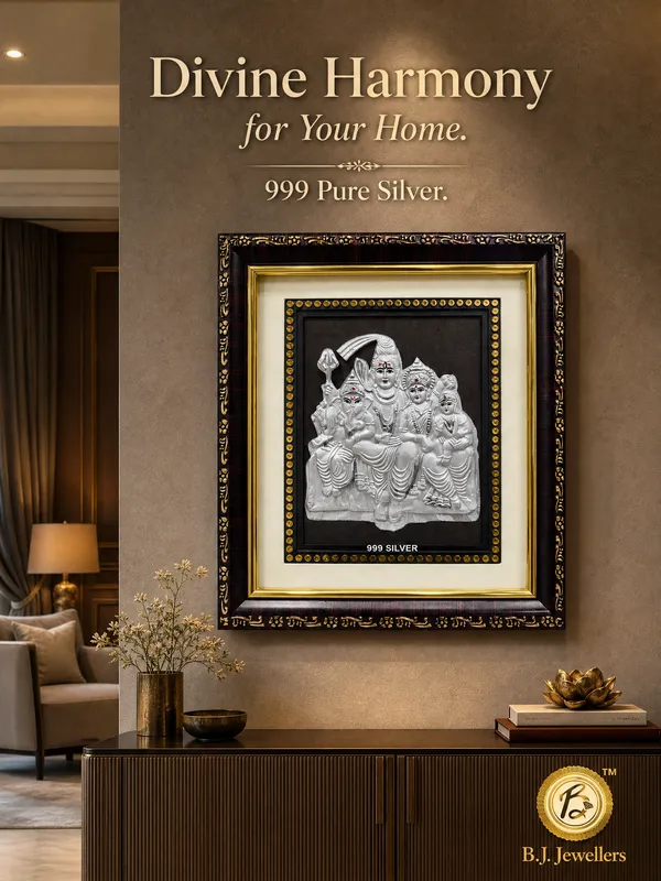 Shiv_Parivar_Pure_999_Silver_Photo_Frame