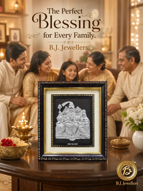 Shiv_Parivar_Pure_999_Silver_Photo_Frame