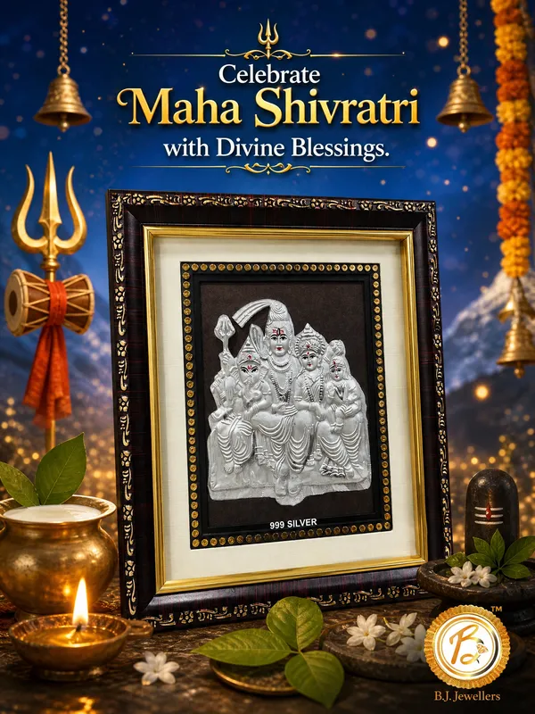 Shiv_Parivar_Pure_999_Silver_Photo_Frame
