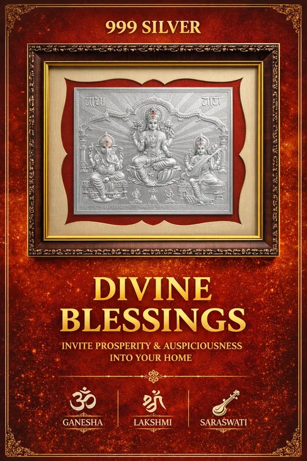Laxmi_Ganesh_Saraswati_Pure_Silver_Photo_Frame