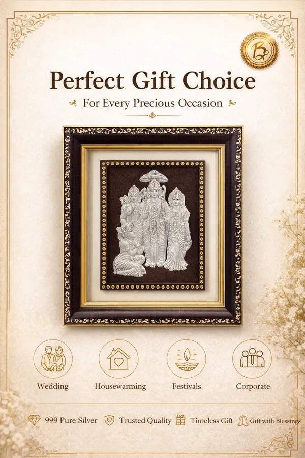 Decorative_Framed_Religious_Wall_Art_-_Deity_with_Silver_Embossing