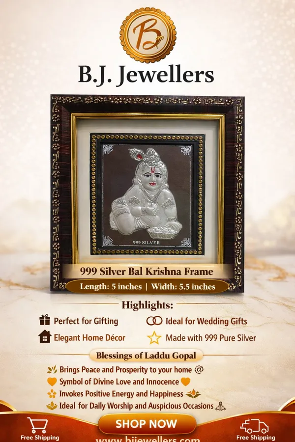 999_Silver_Bal_Krishna_Idol_Frame_-_Religious_Wall_Decor