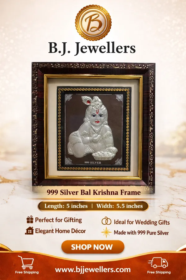 999_Silver_Bal_Krishna_Idol_Frame_-_Religious_Wall_Decor