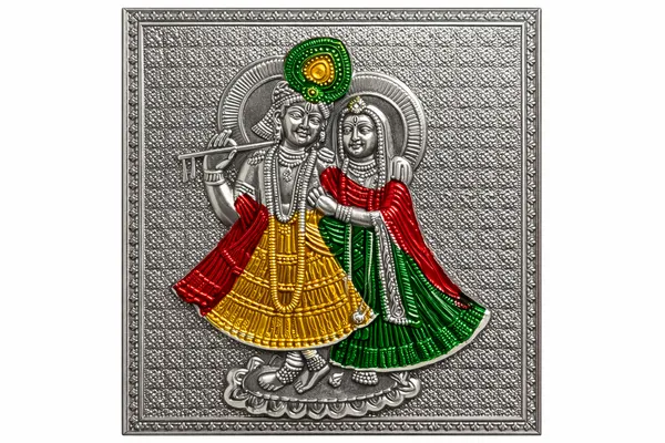 Radha_And_Krishna_Wooden_Silver_Plated_Photo_Frame