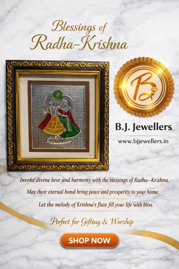Radha_And_Krishna_Wooden_Silver_Plated_Photo_Frame