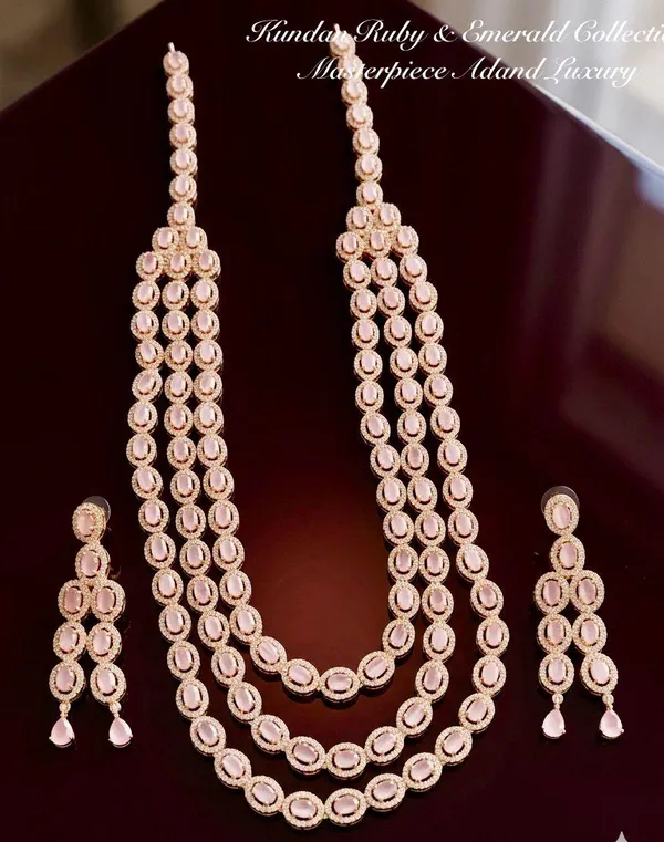 Rose_Gold_Brass_Necklace_Set_For_Women