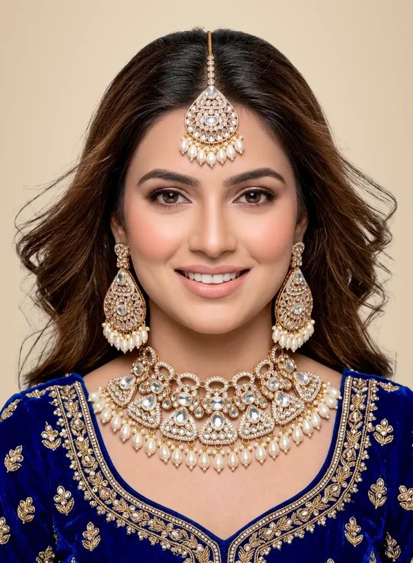 Gold_Brass_Necklace_Set_For_Women