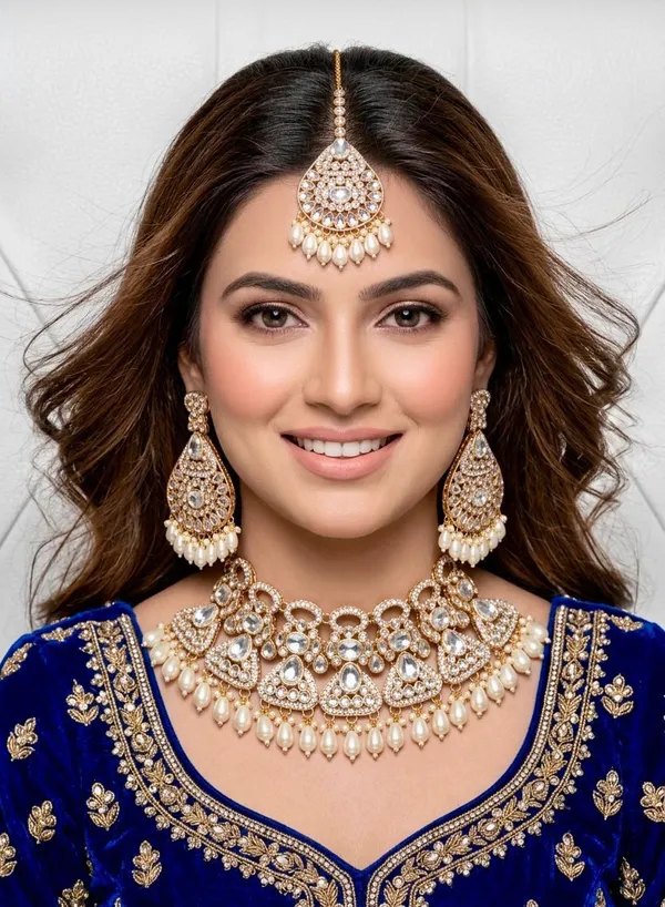 Gold_Brass_Necklace_Set_For_Women