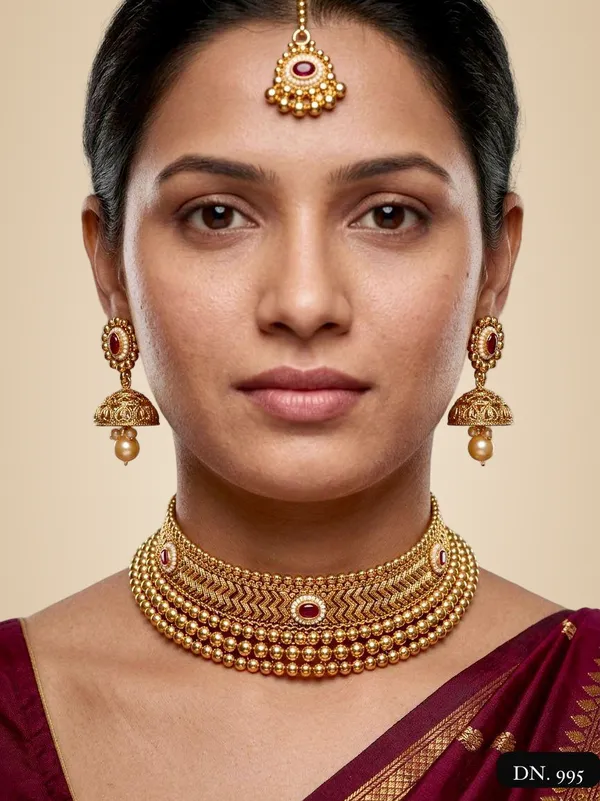 Gold_Brass_Necklace_Set_For_Women