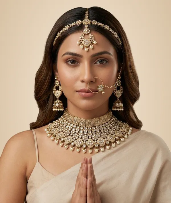 Gold_Brass_Necklace_Set_For_Women