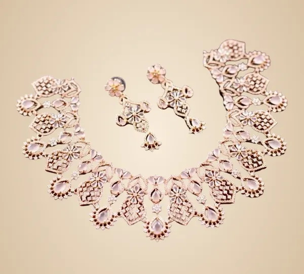Rose_Gold_Brass_Necklace_Set_For_Women