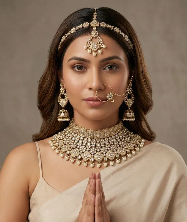 Gold_Brass_Necklace_Set_For_Women