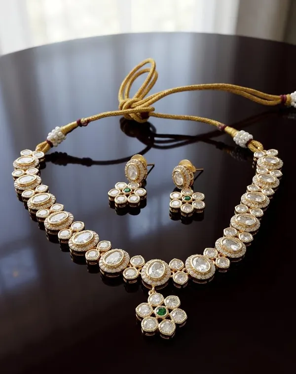 Gold_Brass_Necklace_Set_For_Women