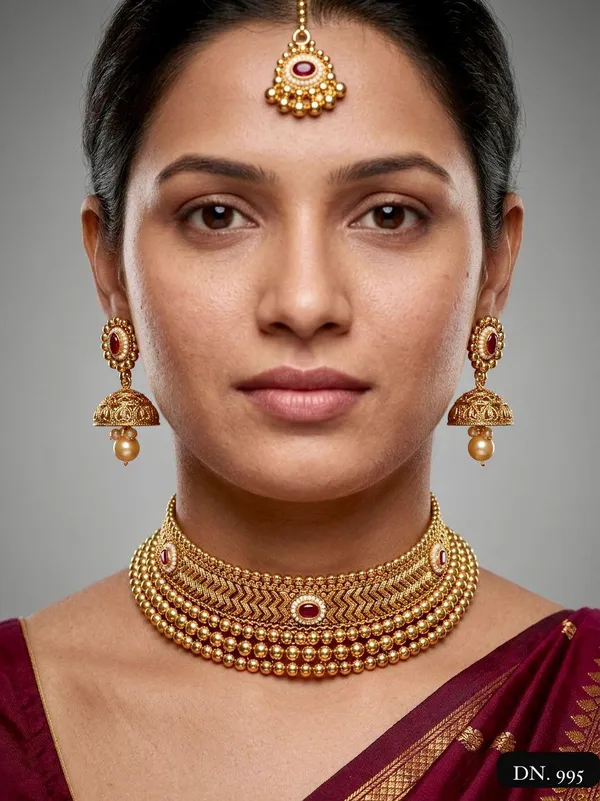 Gold_Brass_Necklace_Set_For_Women