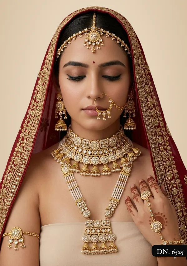 Gold_Brass_Necklace_Set_For_Women