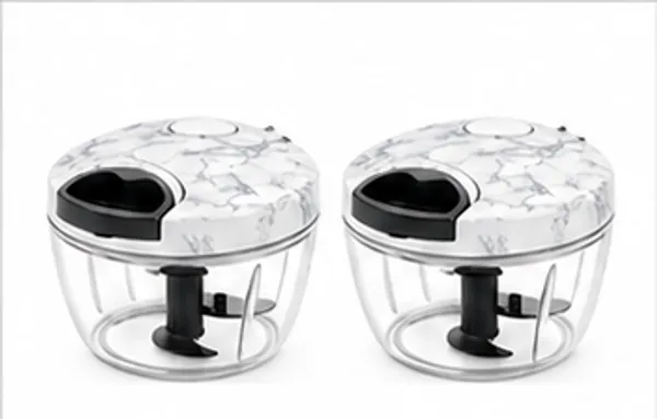 White_Compact_Design_String_Vegetable_Chopper_With_Stainless_Steel_Blade_Combo_(Pack_Of_2)