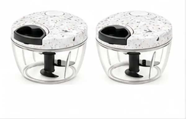 White_Compact_Design_String_Vegetable_Chopper_With_Stainless_Steel_Blade_Combo_(Pack_Of_2)