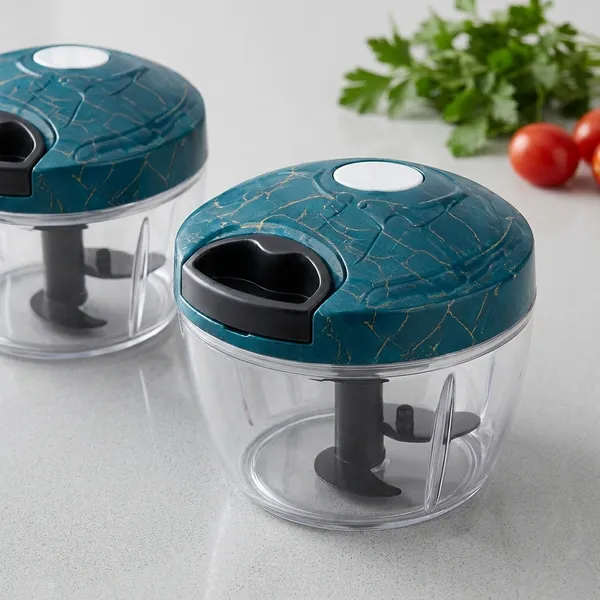 Teal_Blue_Compact_Design_String_Vegetable_Chopper_With_Stainless_Steel_Blade_Combo_(Pack_Of_2)
