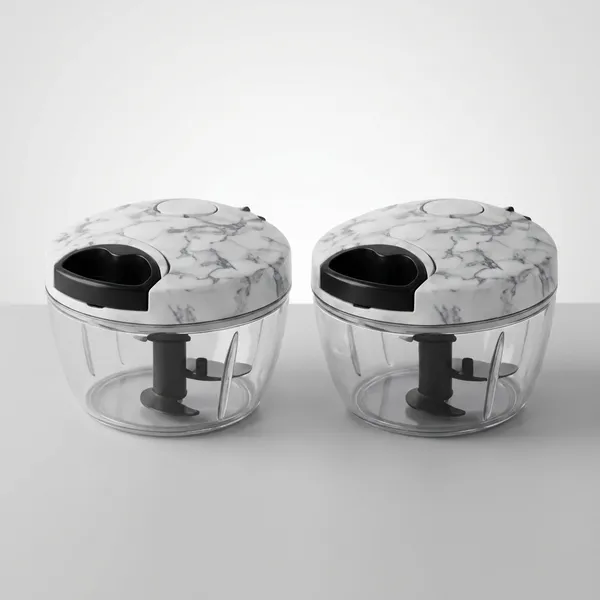 White_Compact_Design_String_Vegetable_Chopper_With_Stainless_Steel_Blade_Combo_(Pack_Of_2)