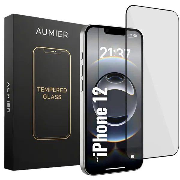 Military_Grade_Gorilla_Tempered_Glass_For_Iphone_12_9H_Hardness_Screen_Protector_Full_Edge_To_Edge_Coverage_Anti_Scratch_Bubble_Free_Hd_Clear_Oleophobic_Coating_Face_Id_Compatible