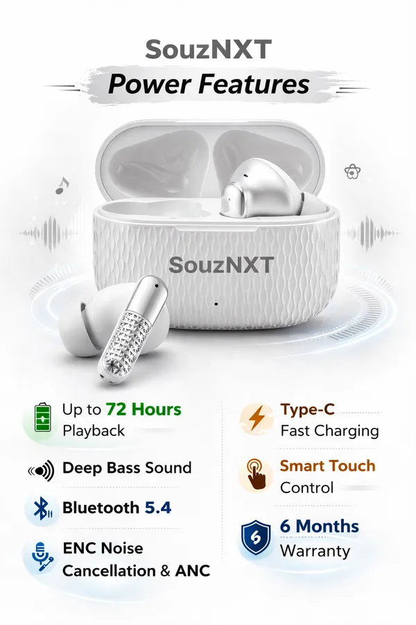 SouzNXT_True_Wireless_Earbuds_With_72H_Playtime,_Type-C_Fast_Charging_&_Deep_Bass_Sound