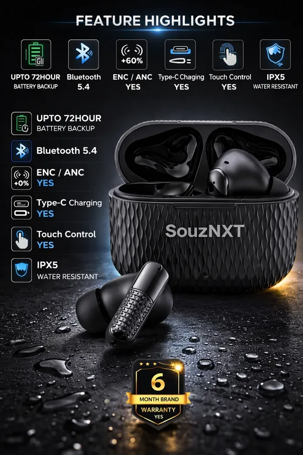SouzNXT_Wireless_Earbuds_With_72H_Playtime_-_True_Wireless_Bluetooth_Earphones_With_Deep_Bass_&_Smart_Touch_Control