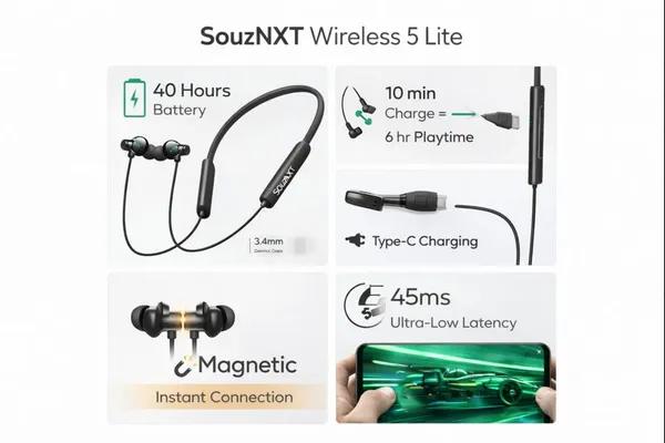 SouzNXT_Wireless_5_Lite_Neckband_Bluetooth_Earphones_With_Magnetic_Earbuds