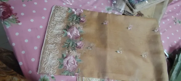 Embroidered_Beige_Tissue_Kota_Silk_T_With_Floral_Design