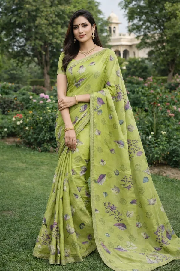 Pure_China_Silk_Benarasilight_Green_With_Bird_And_Flower_Pattern