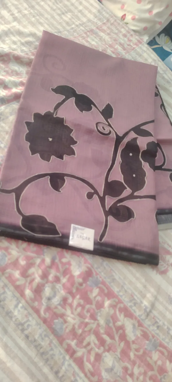 Elegant_Purple_Floral_Printed_Kota_Silk_Aari_Work